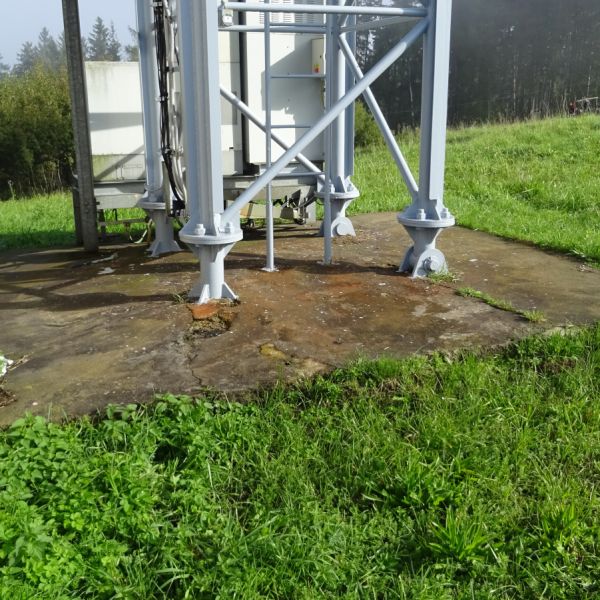 Sanace betonového soklu Frymburk