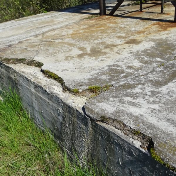 Sanace betonového soklu Bečov nad Teplou