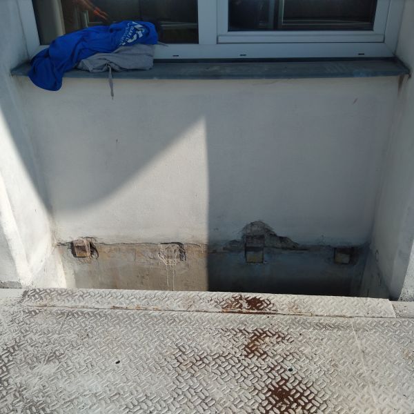 Sanace a výměna přídržné lišty Zelená Hora