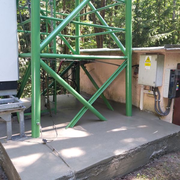 Sanace betonového soklu Dobřív