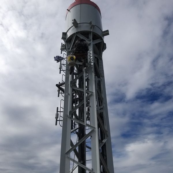 Klínovec nátěr  stožáru