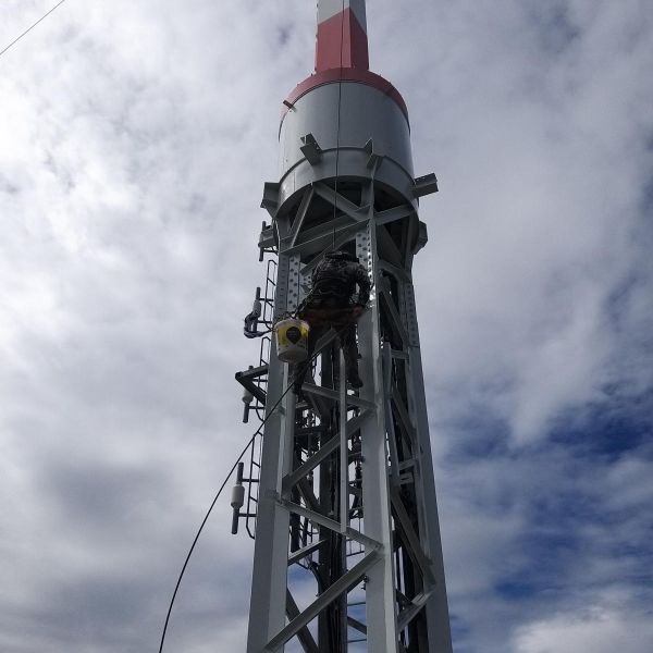 Klínovec nátěr stožáru