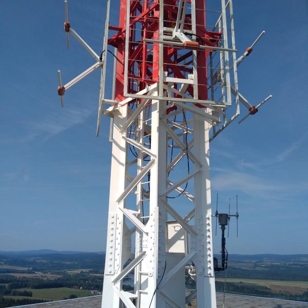 Klínovec nátěr stožáru