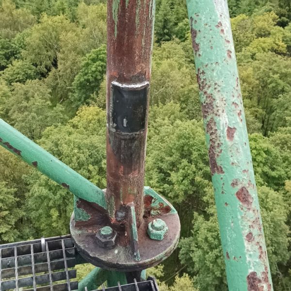 Oprava nárožníku Sv. Kateřina